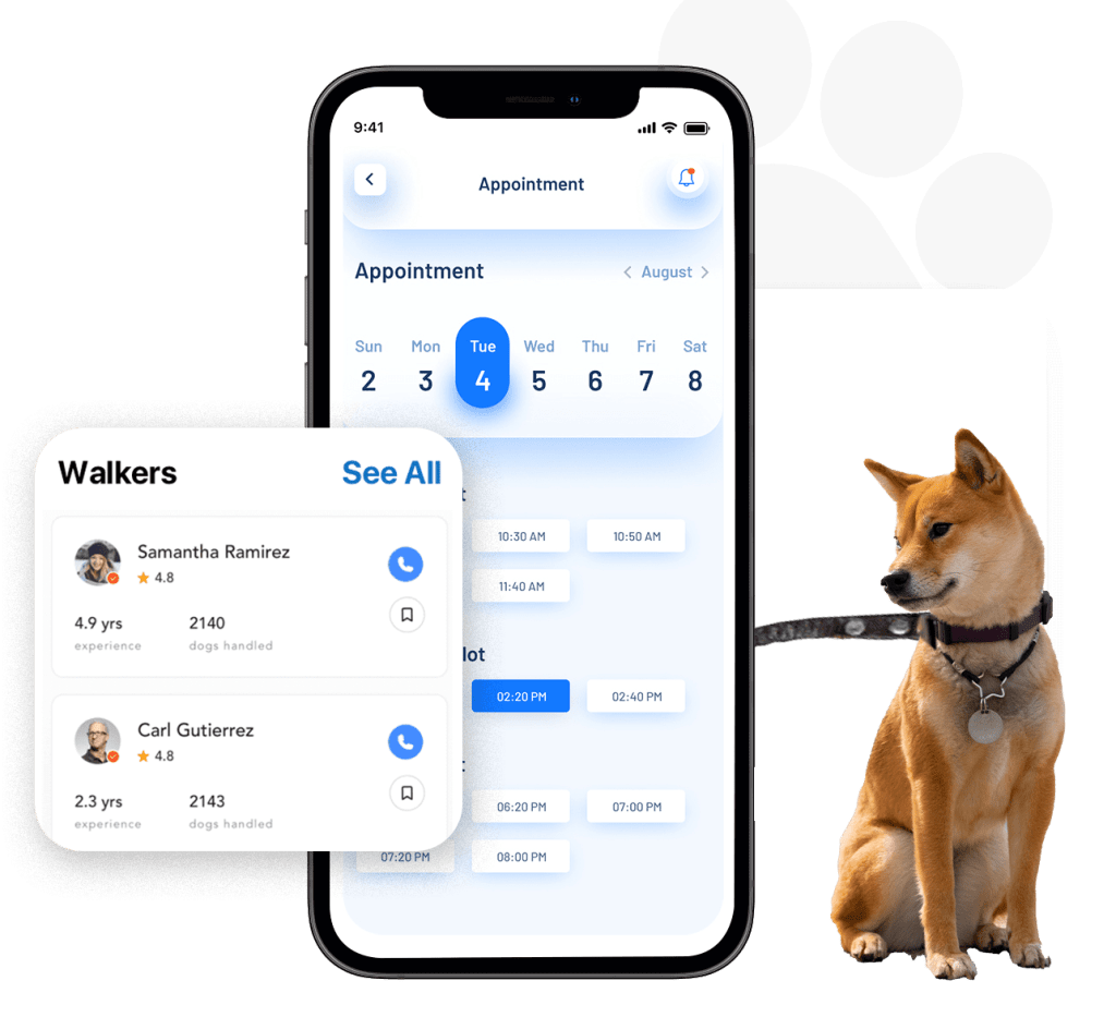 Simplified Dog Walking Appointments 1024x933