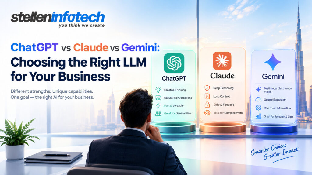 ChatGPT vs Claude vs Gemini: Choosing the Right LLM for Your Business